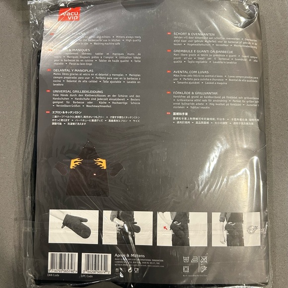 BBQ Apron and Mittens - Picture 3 of 3